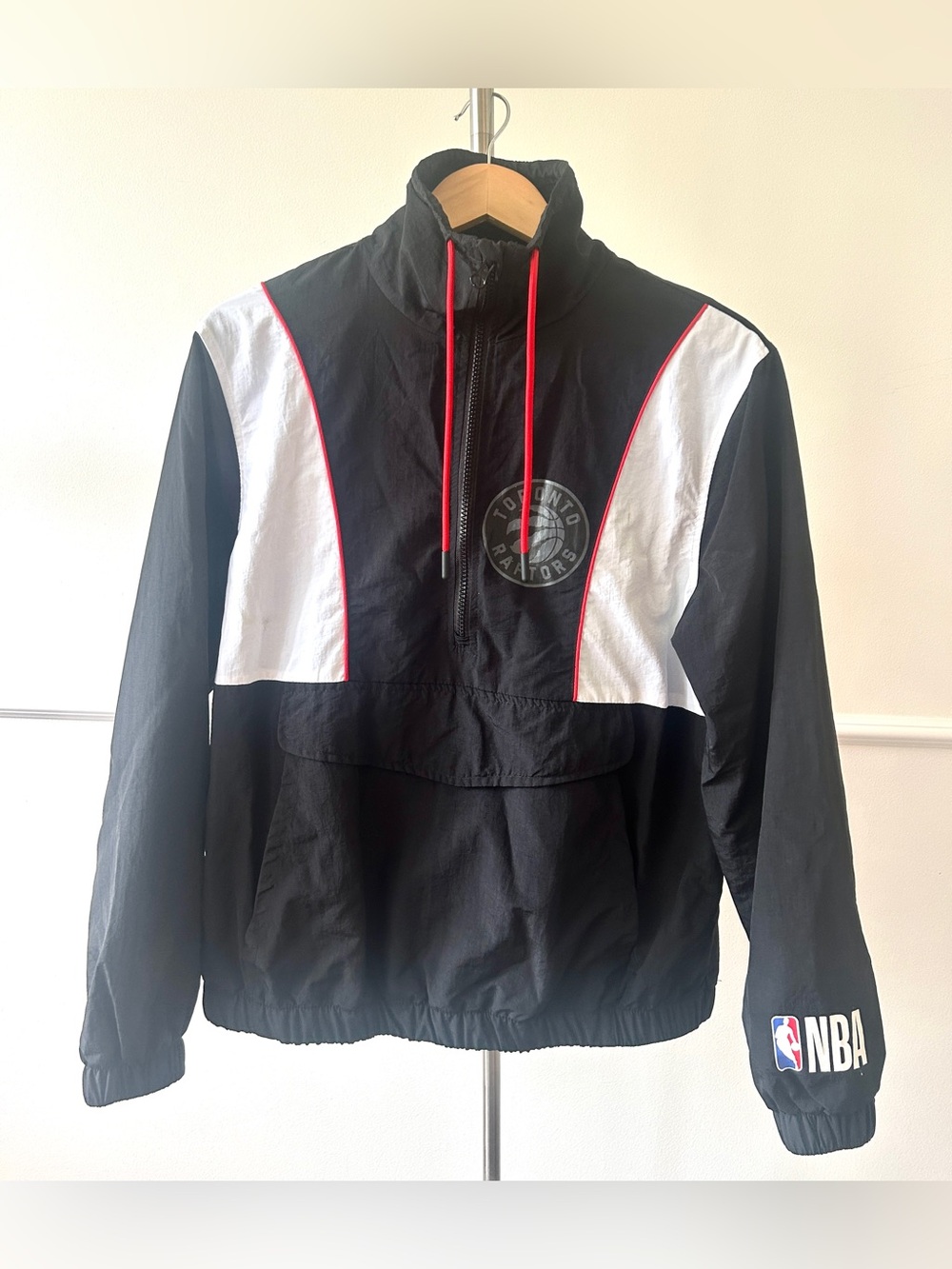 NBA Toronto Raptors 1/2 Zip Windbreaker Jacket • Youth Medium